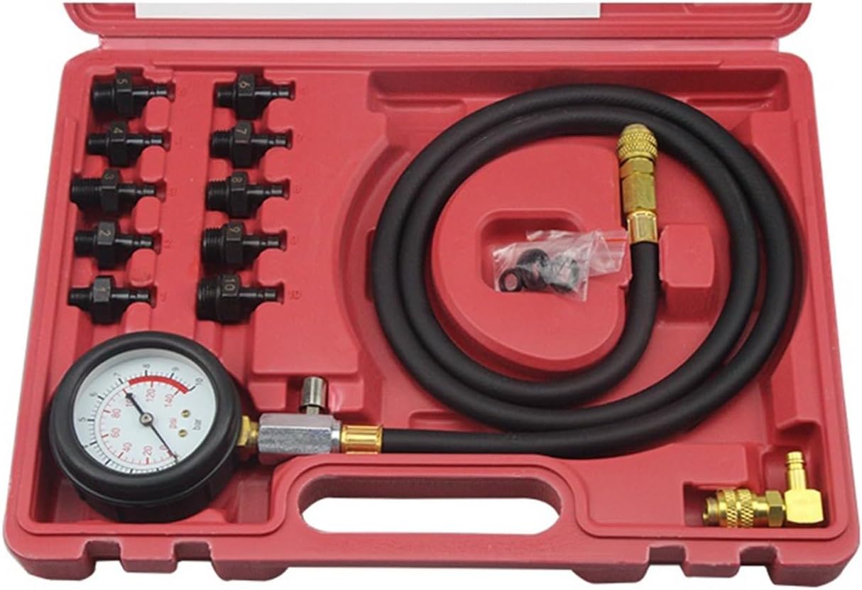 Engine Oil Pressure Test Kit Tester Low Warning Devices Car Garage Tool