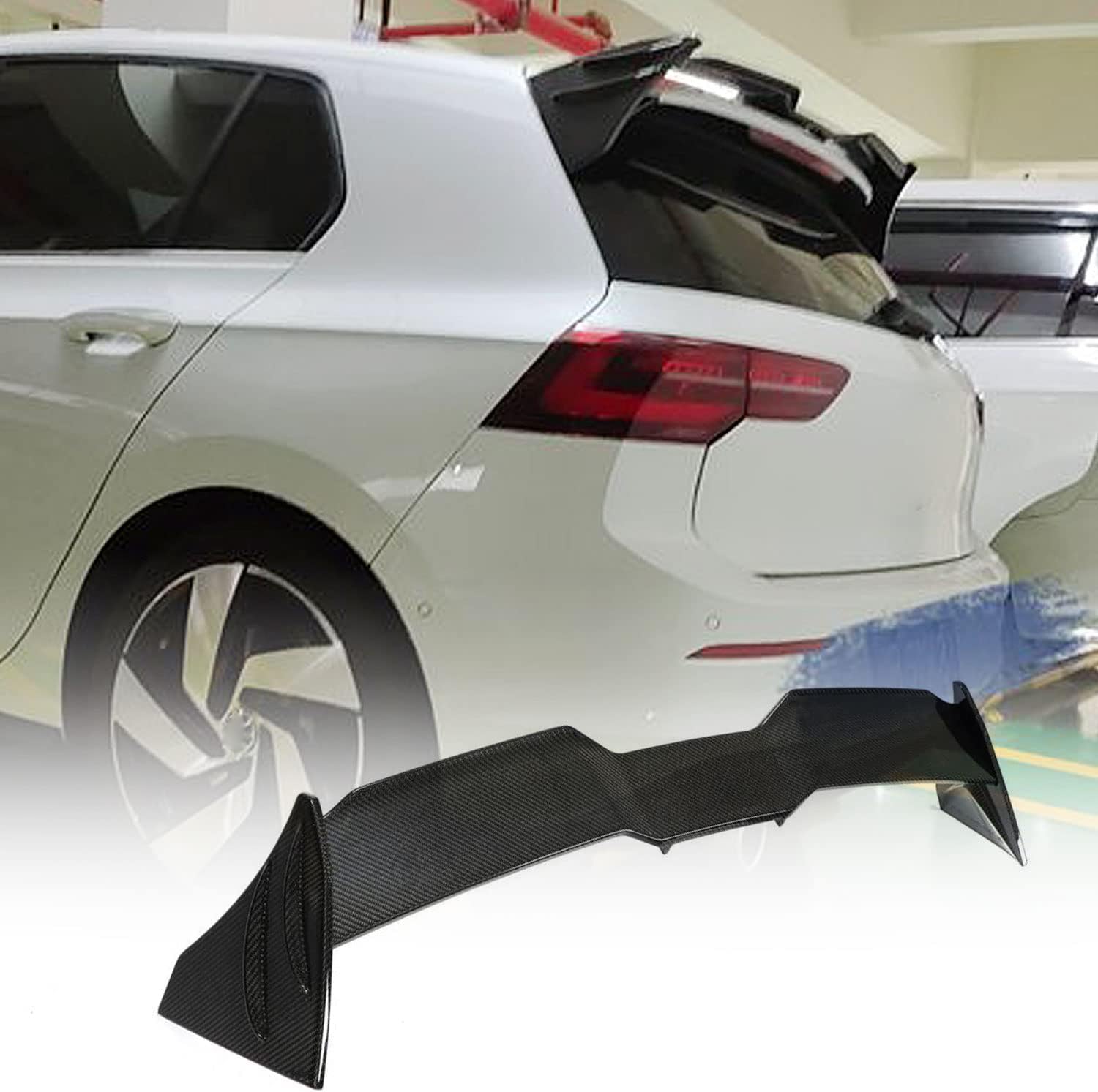 Carbon Fiber Rear Spoiler for Volkswagen VW Golf 8 Mk8 GTI 2021-2022 Customized Rear Roof Window Top Wing Lip Factory Outlet