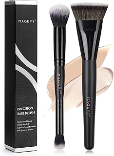 MAGEFY Brocha de contorno plano de doble extr...