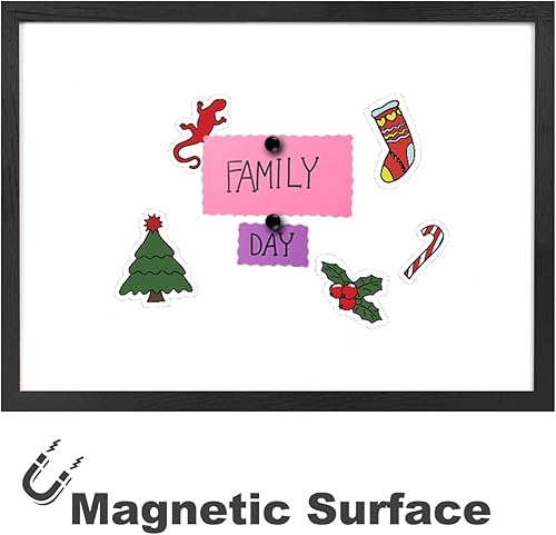 Miniatura 3 de TORASO Pizarra blanca de borrado en seco, pizarra blanca magnética para pared, oficina, escuela, hogar, tablero colgante para