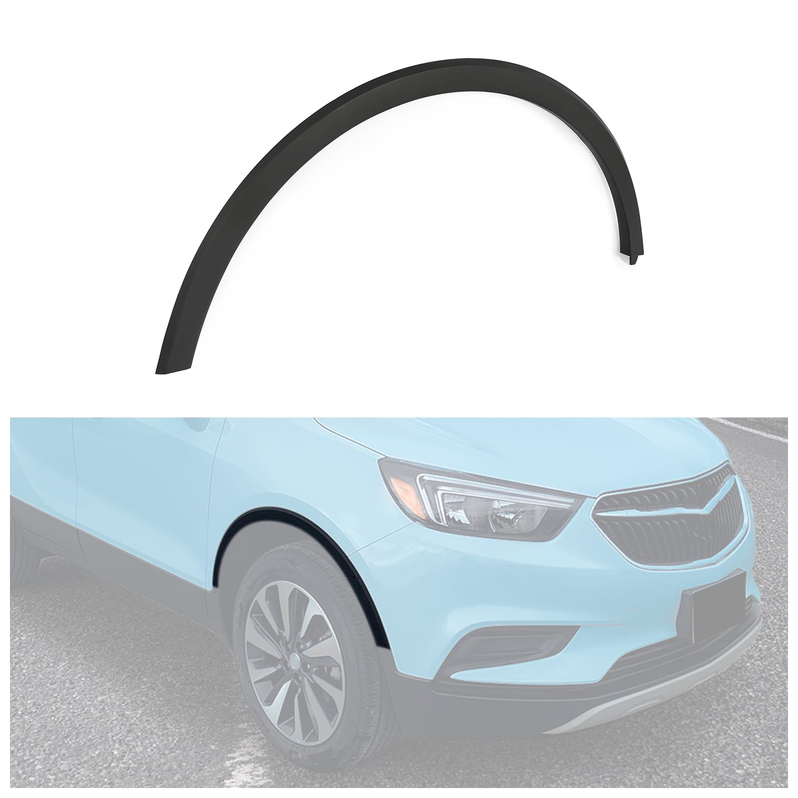 HECASA Wheel Arch Trim Compatible with 2013-2022 Buick Encore