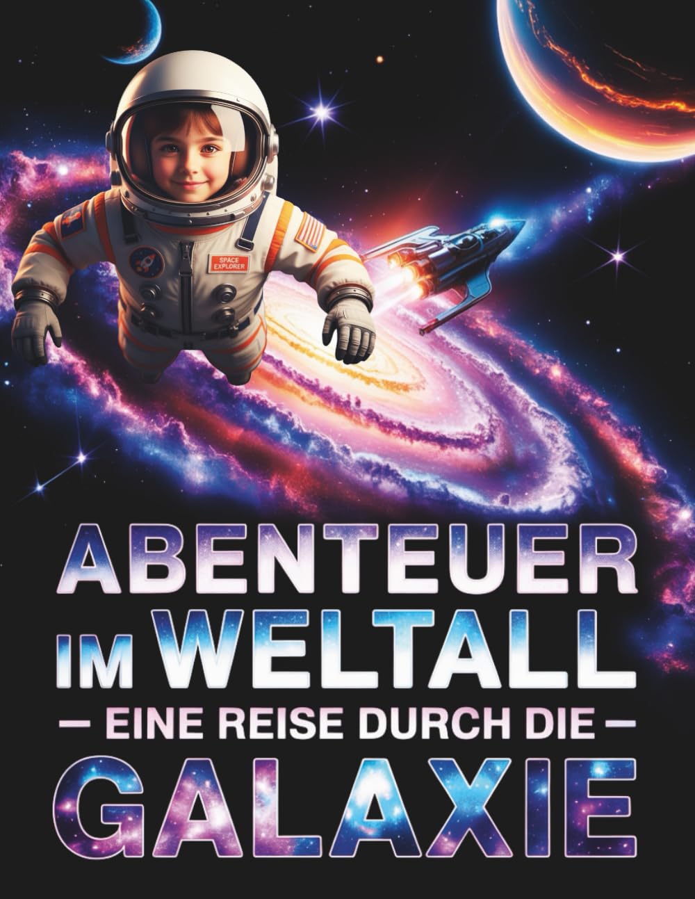 Abenteuer im Weltall Eine Reise durch die Galaxie: Spannendes Vorlesebuch für Kinder ab 5 Jahren – Geschichten über Planeten, Sterne & Raketen mit ... – Ideal als Gute-Nacht-Geschichte