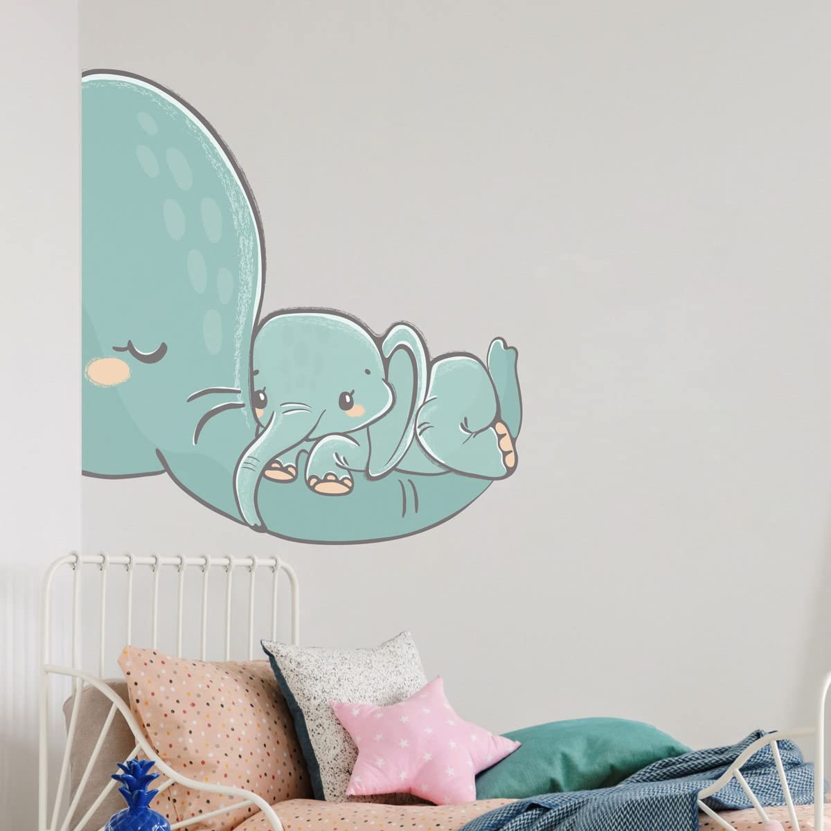 Elephant and Baby Stickers, Model 38, 60x90cm - Image 2