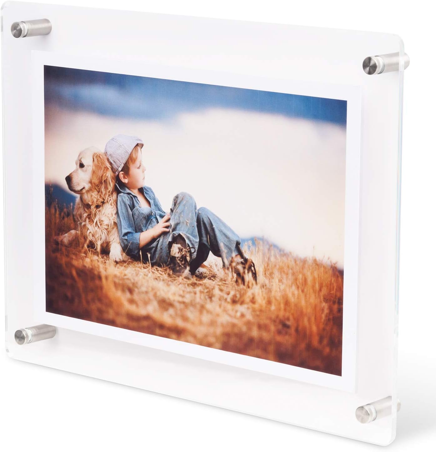 Scribble Wall Mounted Clear Acrylic Photo/Certificate Frame for A4 Prints
