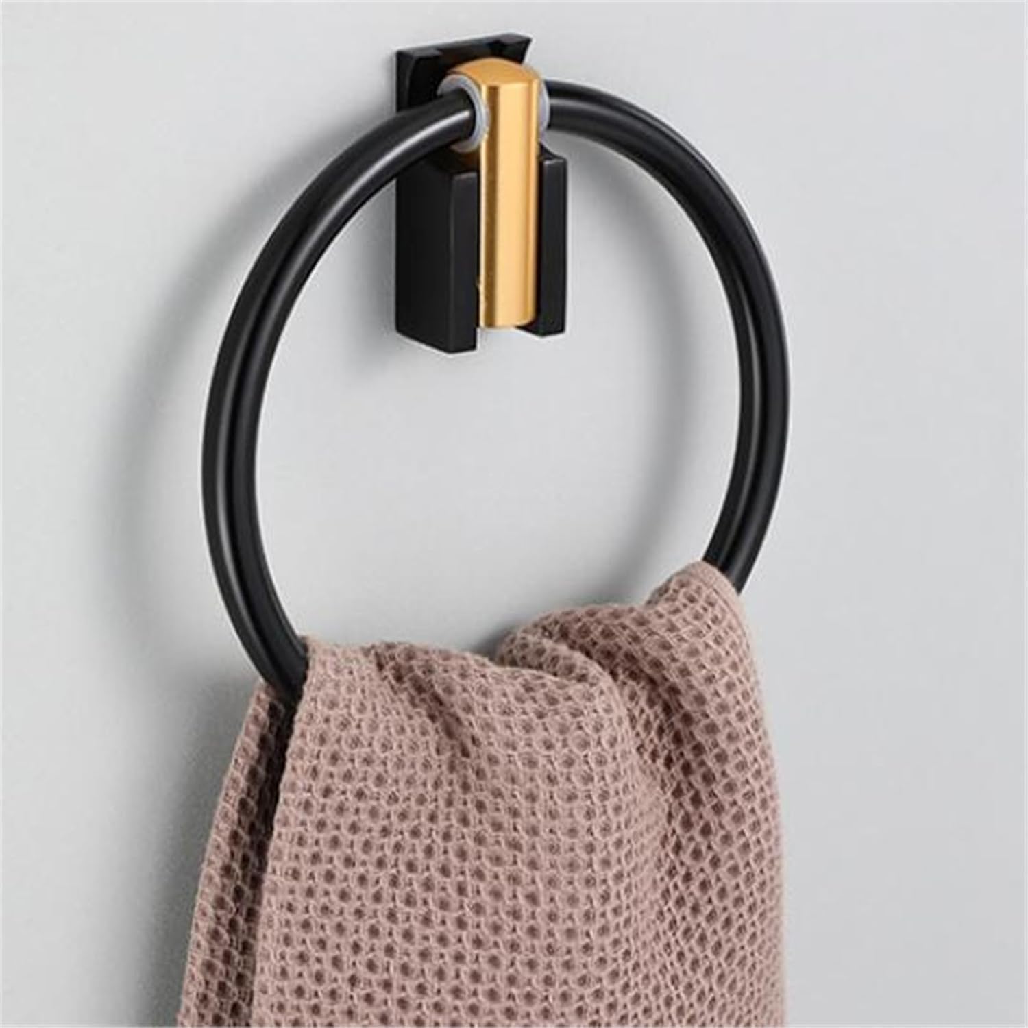 Towel Ring Folding Towel Ring Rack Bathroom Shelf for Bath, Kitchen, Hotel