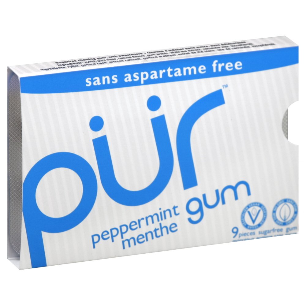 PUR Gum - 9 Piezas - Sabor Menta