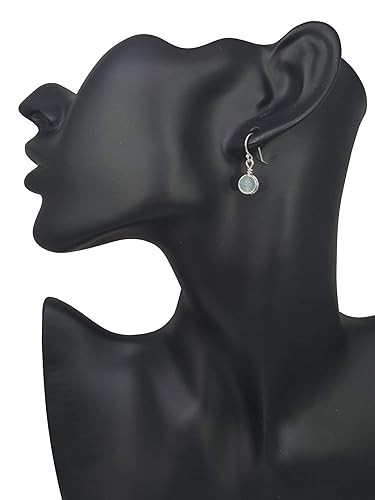 Miniatura 41 de Sterling Silver Tiger Eye Drop Earrings, Handmade Natural Gemstone Dangle Jewelry