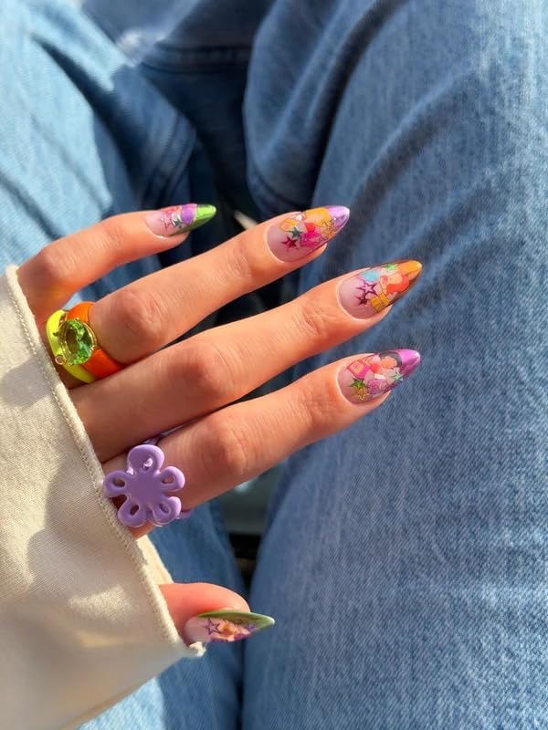 Deco Beauty Totally Spies Like, Seriously-Super Thin & Easy-to-Apply Nail Art with The Cutest Designs-Durable & Long-Lasting Nail Art Stickers & Decals for Women, for DIY at-Home & Salon-Quality Nails image 5