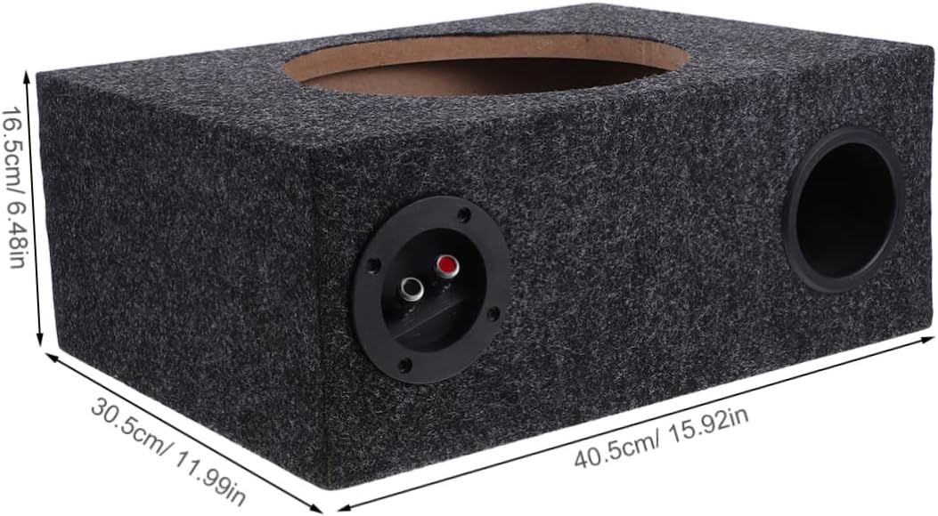Car Subwoofer Enclosure Box Lightweight Design Enhanced Sturdy Frame for Automotive Interior Use