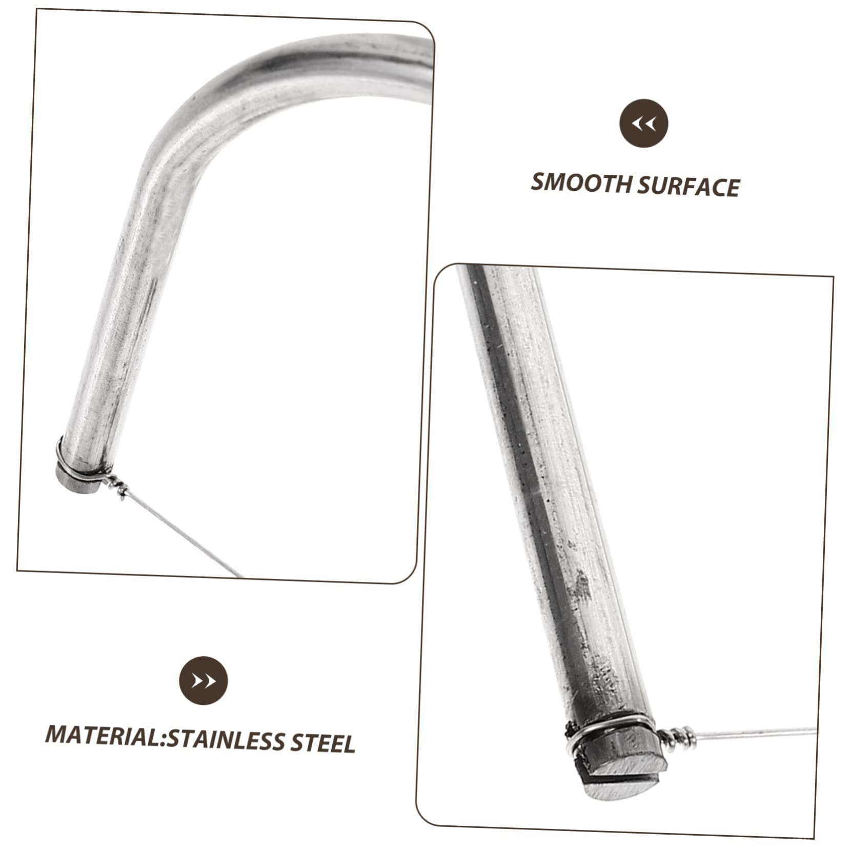 Sewroro 5piezas Cortador De Arcilla Inoxidable Para Escultura y Modelado Herramienta De Para Manualidades Arcilla Polimérica