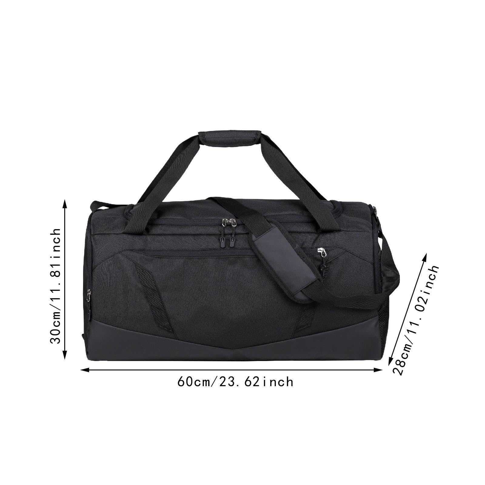 Borsa Da Viaggio Con Pochiera Per Umidità E Compartmento,Nero