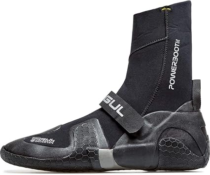 Gul 5mm Power Split Toe Neoprene Wetsuit Boots Shoes - Boot - Black - Unisex - Reinforced heel and toe for durability