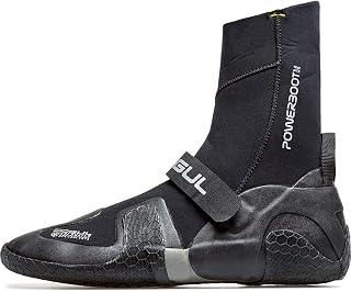 5mm Power Split Toe Neoprene Wetsuit Boots Shoes - Boot - Black - Unisex - Reinforced heel and toe for durability