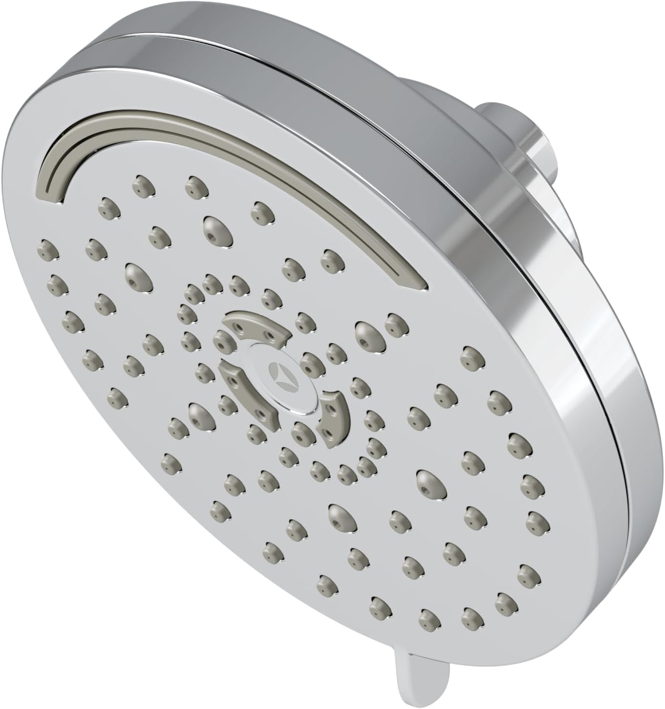 Symmons HydroMersion Contemporary 6 Inch Multifunction High Pressure 7 Mode Round Adjustable Showerhead in Polished Chrome