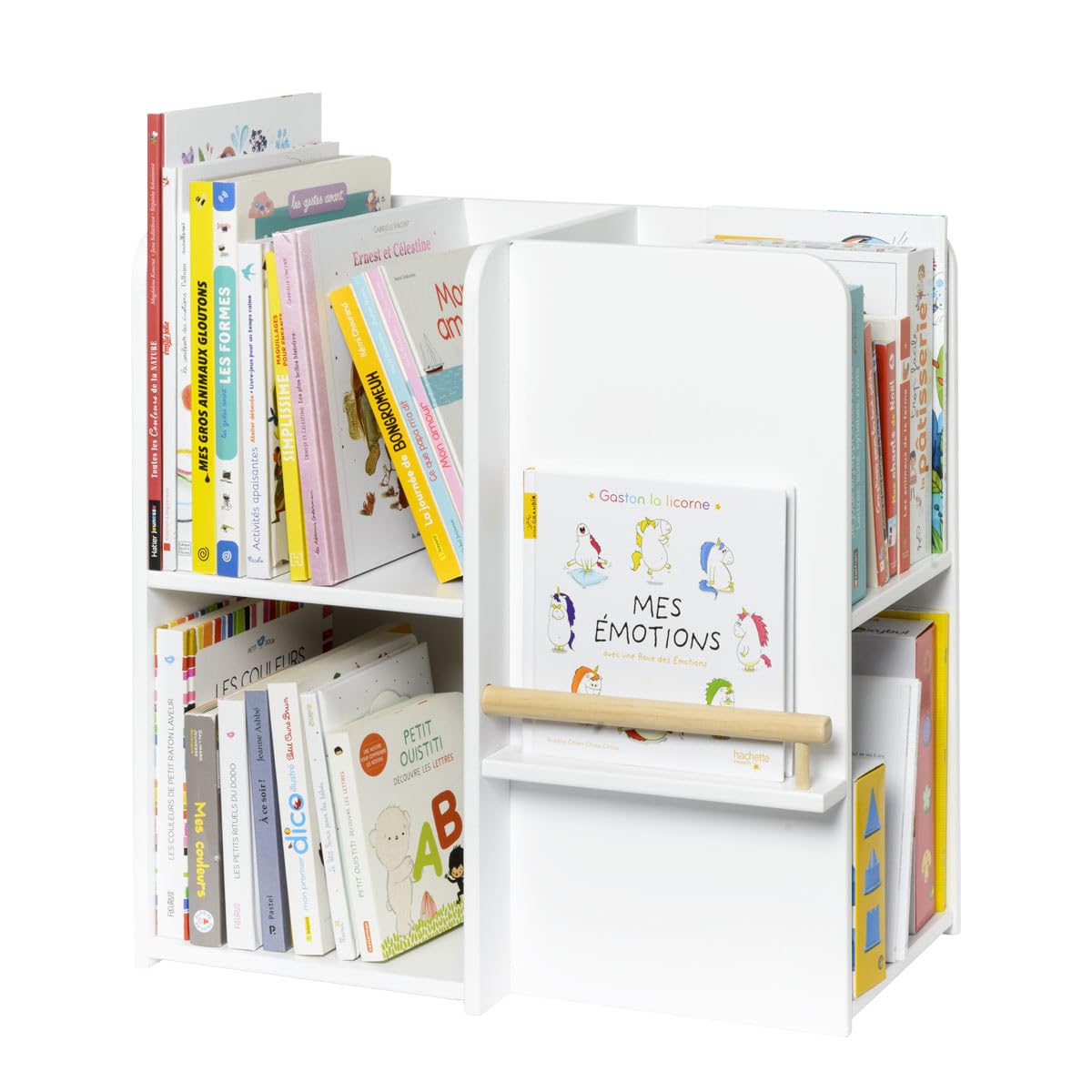 oxybul | Petite bibliothèque multifaces Blanc | 2 Ans - 12 Ans
