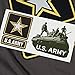 Popfunk U.S. Army Star Logo T Shirt & Stickers (X-Large)