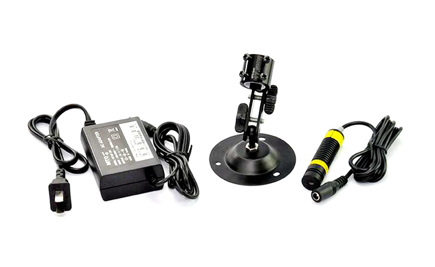 Focusable 830nm M W G-L200 IR Infrared Diode Laser Cross Module 16x68mm w/ 5V Adapter+Holder