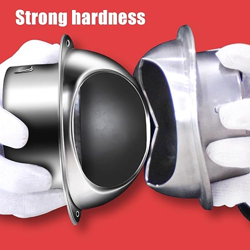 Miniatura 6 de Cubiertas de ventilación de aire de acero inoxidable 304, tapa de chimenea de salida de aire de pared exterior, campana extractora, tapa de lluvia