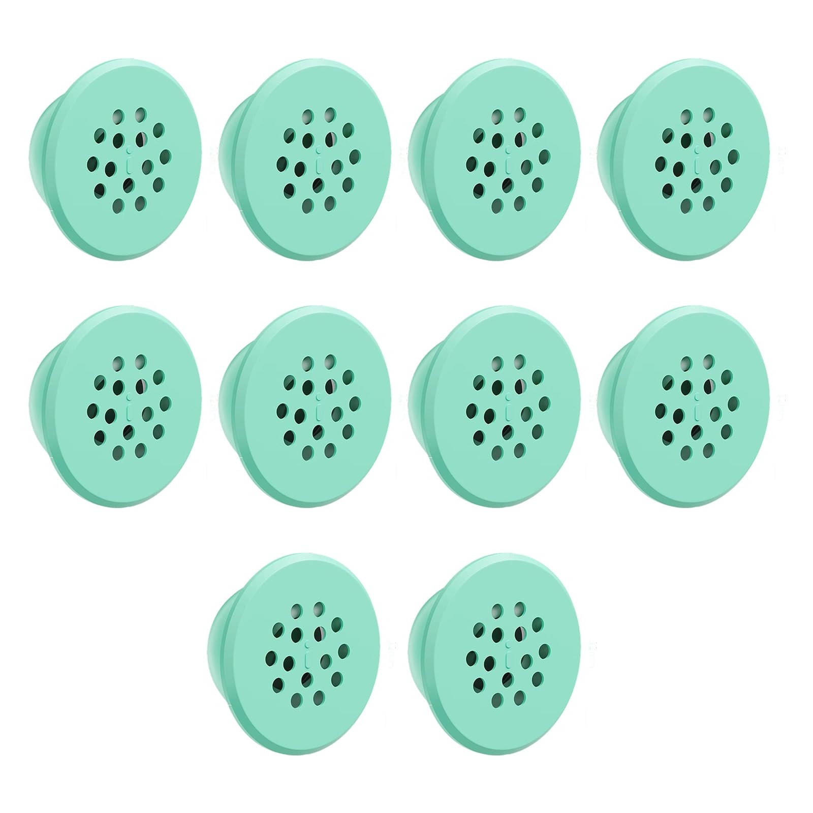 Of 10 Sink Stoppers Leak Seal Easy Install Overflows Hole Cover for Basins Decorative Cover