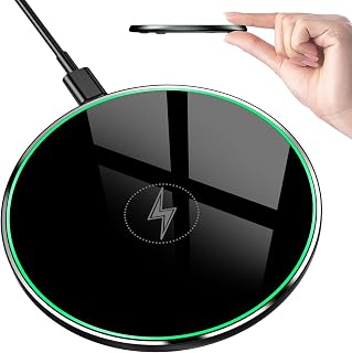 Wireless Charger, Wireless Charging Pad for iPhone 16/15/14/13/12/11 Pro/Pro Max/XS Max/XR/SE, Wireless Charging Mat Stati... Price In India