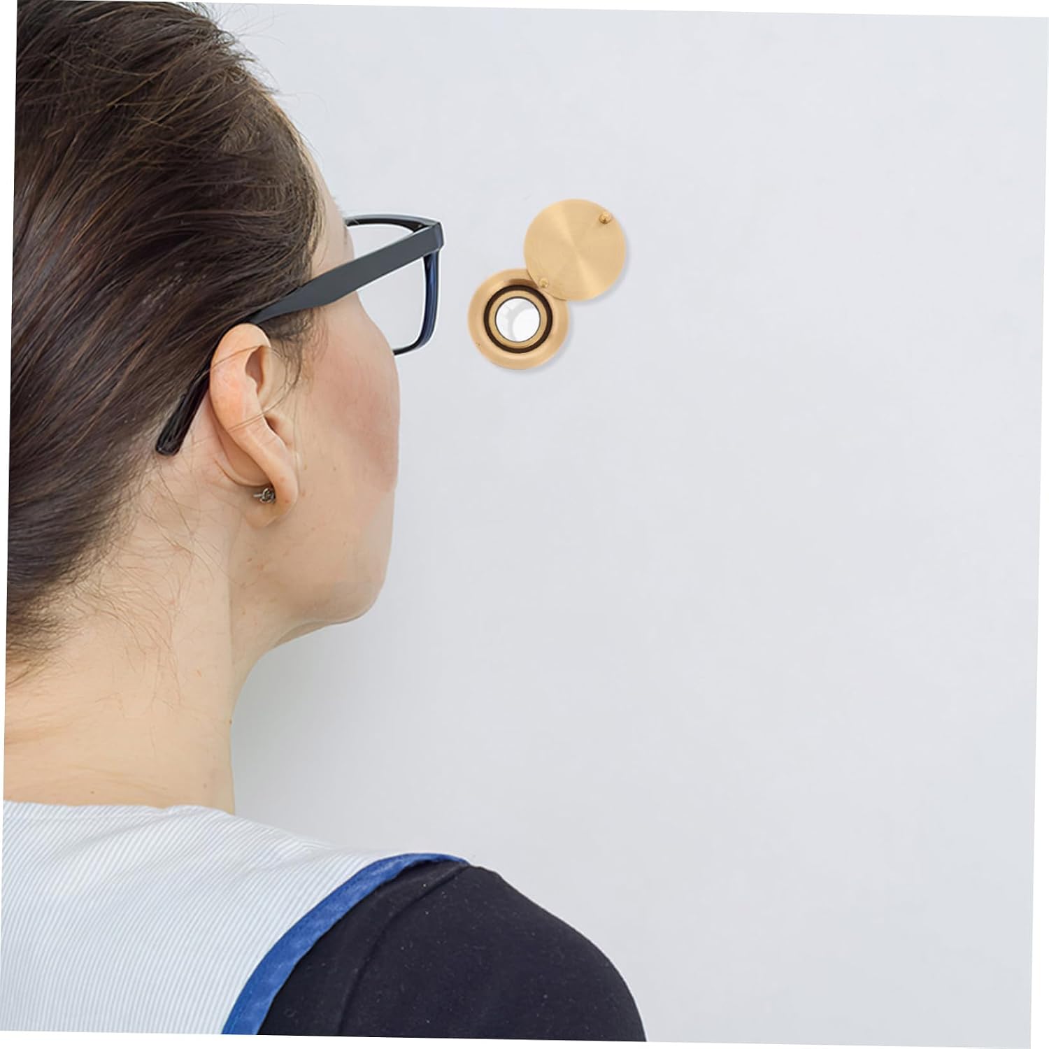 Security Door Cat Eye Brass Peephole Wide Angle Door Viewer Apartment Peep Hole Easy Installation