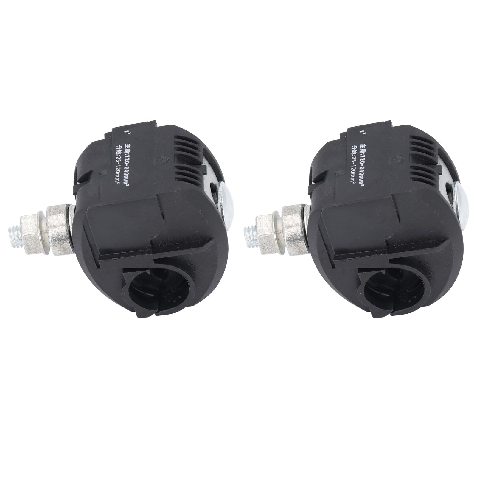 Connecteur de Perçage d'isolation, Connecteur de Fil isolé 2 Pièces Noyau de Cuivre 1KV Haute Basse Tension pour l'ingénierie électrique pour l'éclairage de Jardin (JJC-7)