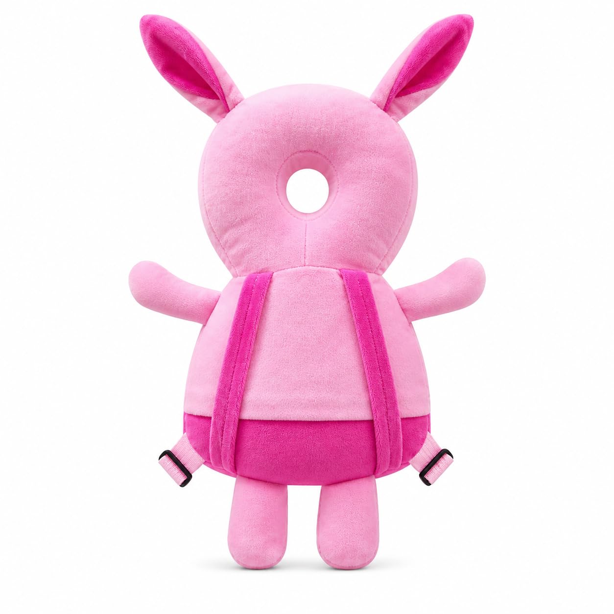 GLUN® 1 Piece Cute Bunny Rabbit Shape Soft Baby Head Protector Backpack, Cushioning, Adjustable Shoulder Belt, Head Protection for 6-15 Month Toddler Babies-image-46