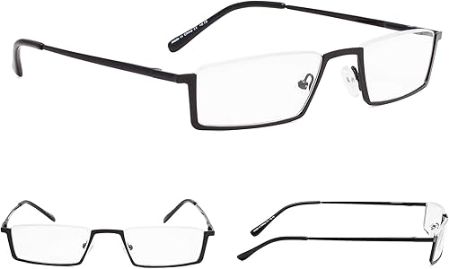 Miniatura 2 de 3-pack Striped Reading Glasses with Spring Hinge Includes Sunshine Readers