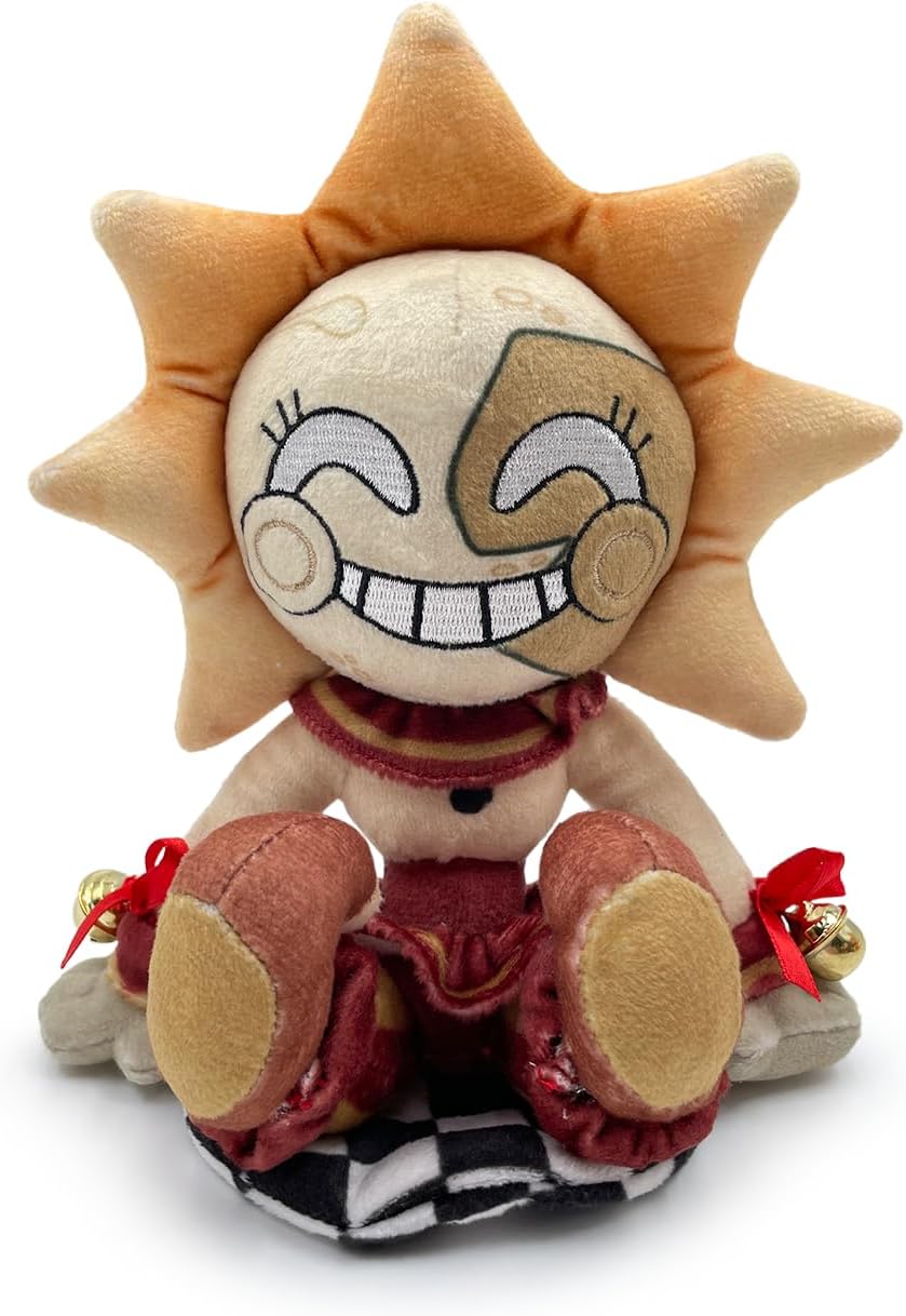 Youtooz FNAF Sun Plush 6IN Shoulder Rider, Collectible Soft Sun Shoulder Rider Plushie