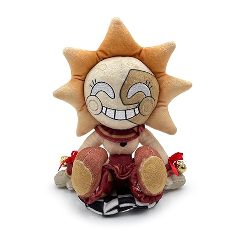 Youtooz FNAF Sun Plush Shoulder Rider 6" inch, Collectible Soft Magnetic Sun Shoulder Rider Plushie from Five Night's at Freddys By Youtooz FNAF Plush Collection - Sun