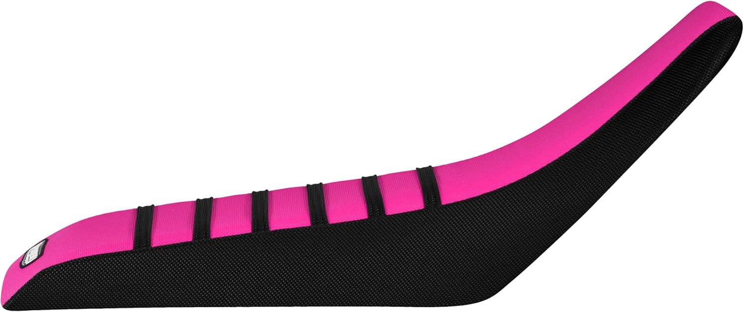 Enjoy Mfg Seat Cover - Compatible with Honda 1999-2007 TRX 400EX TRX 400 EX TRX400 Quad - Black Sides & Rib #203 (Black Sides/Pink top/Black Ribs)