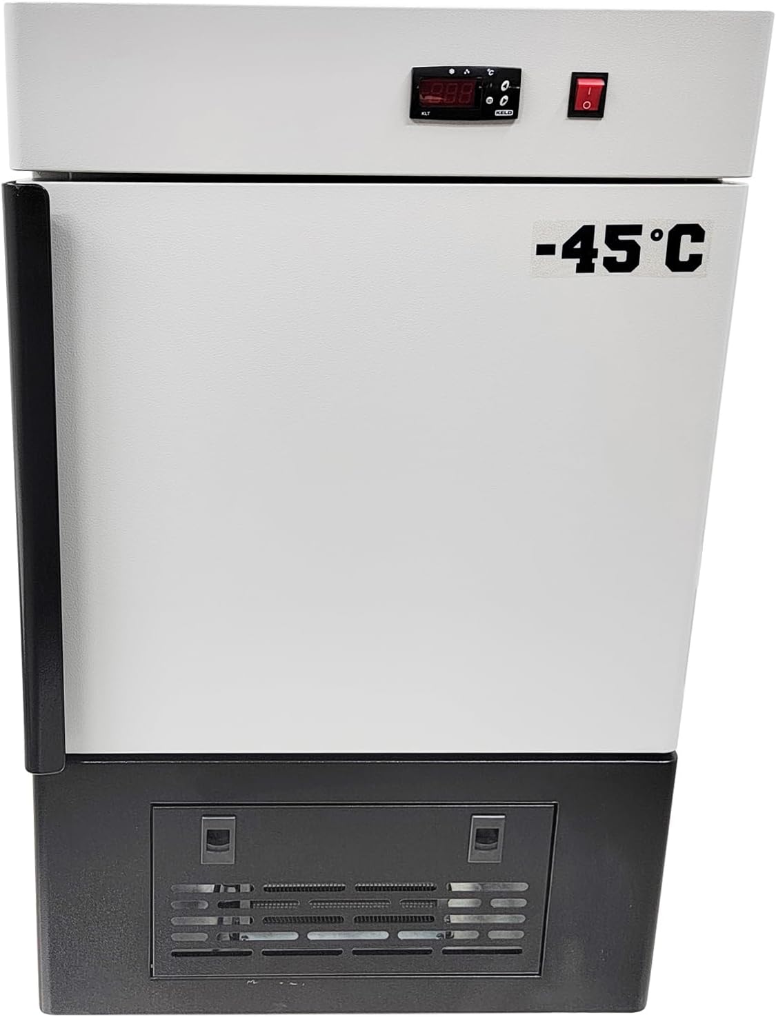 Ultra Low Temperature Storage Box Portable Lab Cryogenic Freezer,28L Low Temp Freezer Storage Refrigerator with -40℃ to -86℃ Temperature Range 320W 110V
