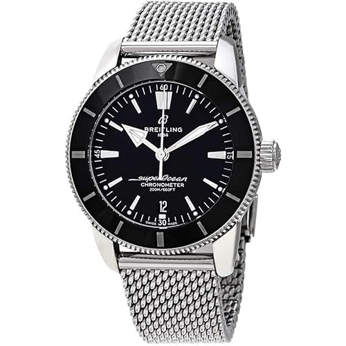 Breitling Superocean Heritage II Automatic Chronometer 44 mm Black Dial Men's Watch AB2030121B1A1