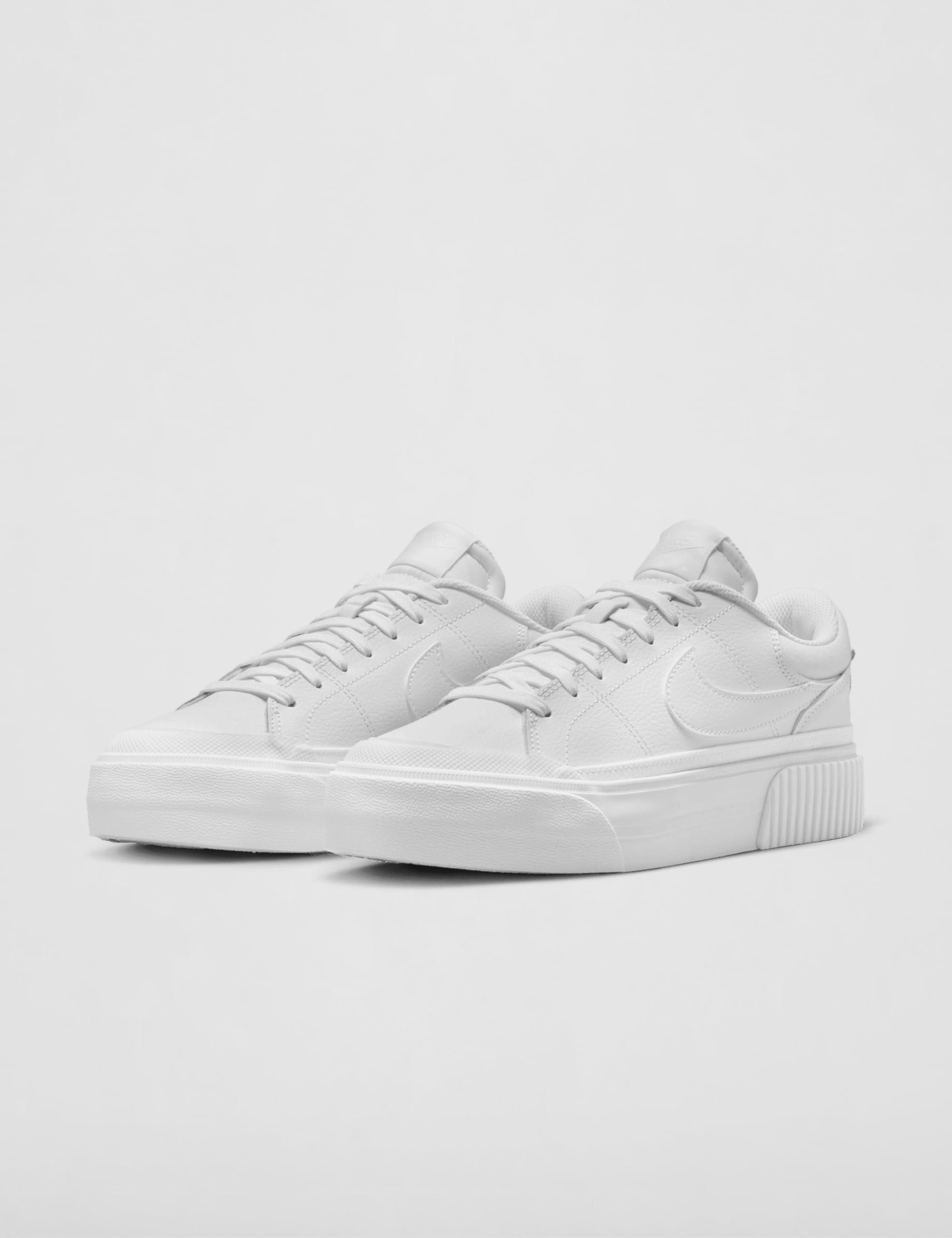 Nike Women's Court Legacy Lift Shoes: 8 White/White/White