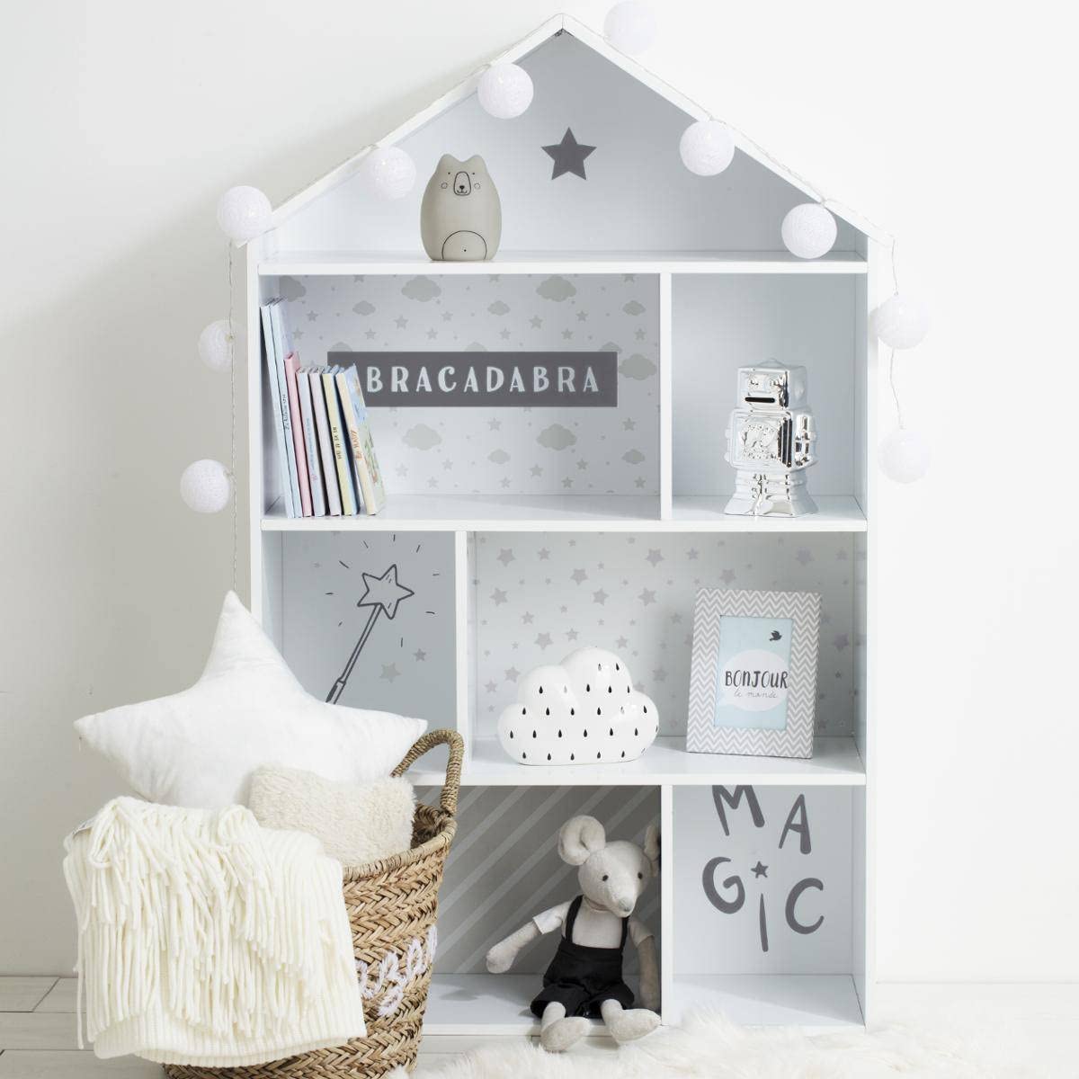 Meuble Maison 7 Cases Grise Atmosphera for Kids