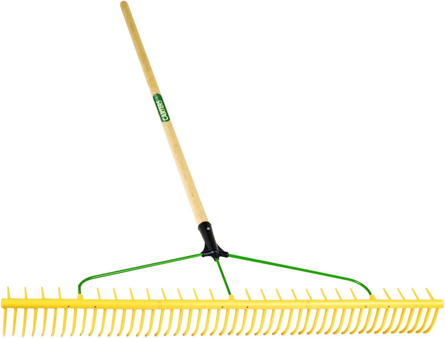 PDL – Pegdev- Carters Professional 48-Tooth Landscaping Rake: Heavy Duty Lightweight, for Ground Care in Tough Environments. Soil, Grass, Sand, Leaves.