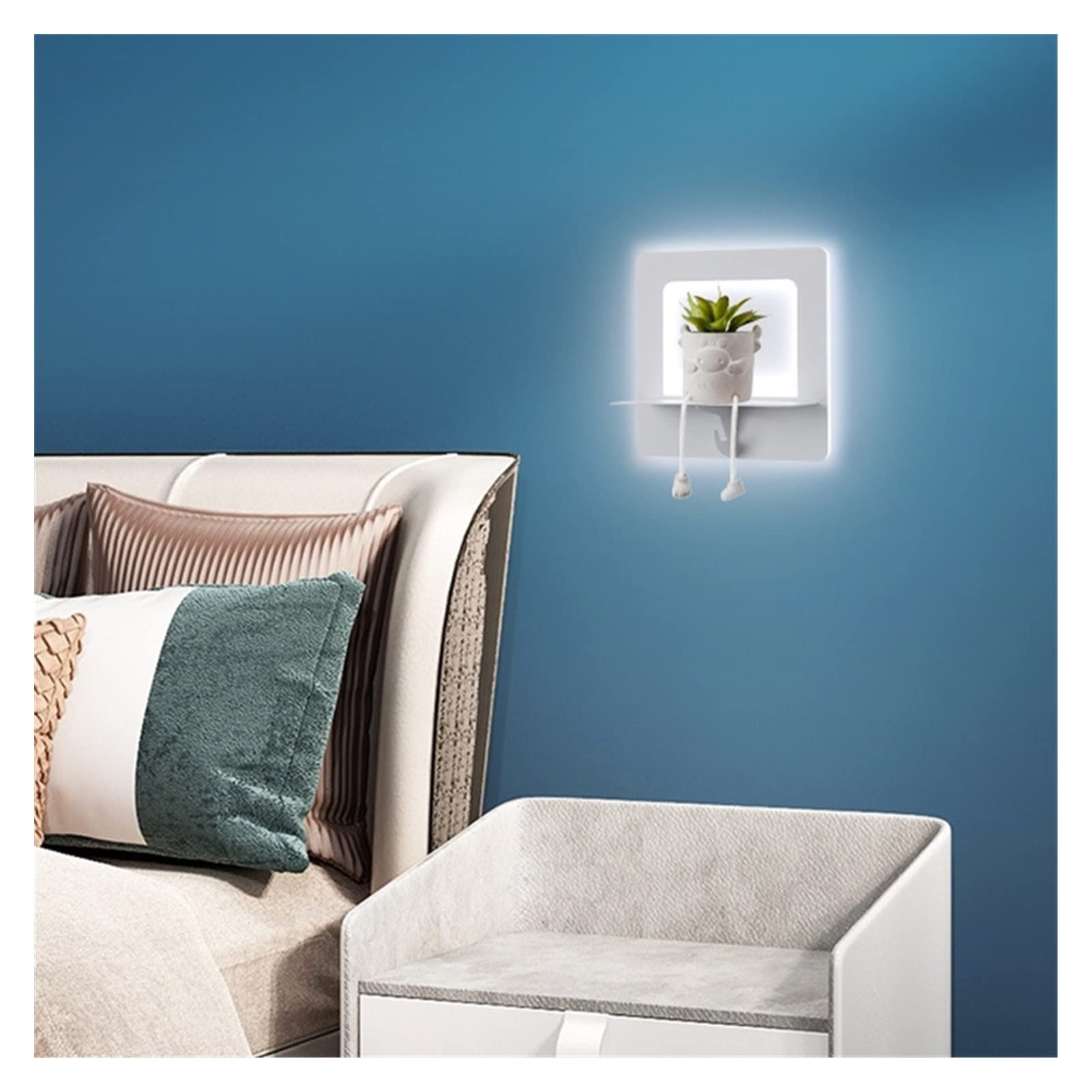 HXYSXHJUO LED Copper Wall Lamp Crystal Lampshade Modern once Light, Nordic ng Fixture ass Headboard Lamps Night Lights r Bedroom Bedside Living Room Decoration,wal
