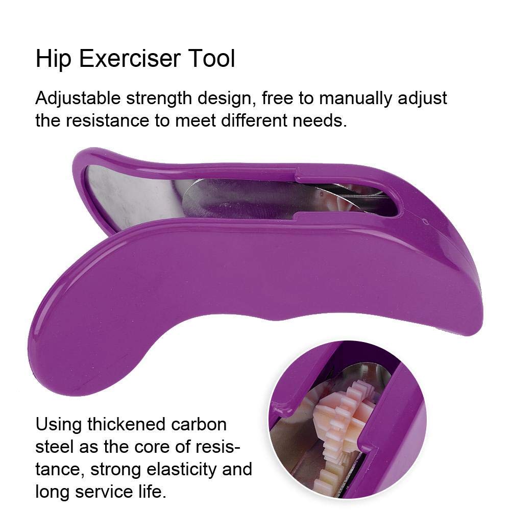 Attrezzo Per Esercizi Coscia E Pavimento Pelvico - Trainer Regolabile Per Tonificazione (Viola) - Foto 2