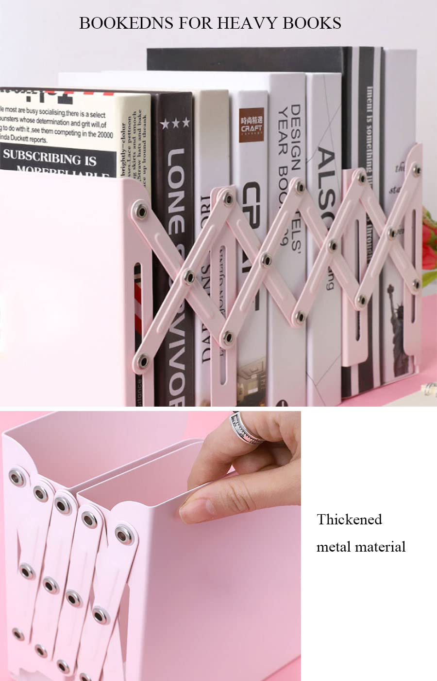 Serre-livres Décoratifs En Métal Noir, Serre-livres De Personnages En