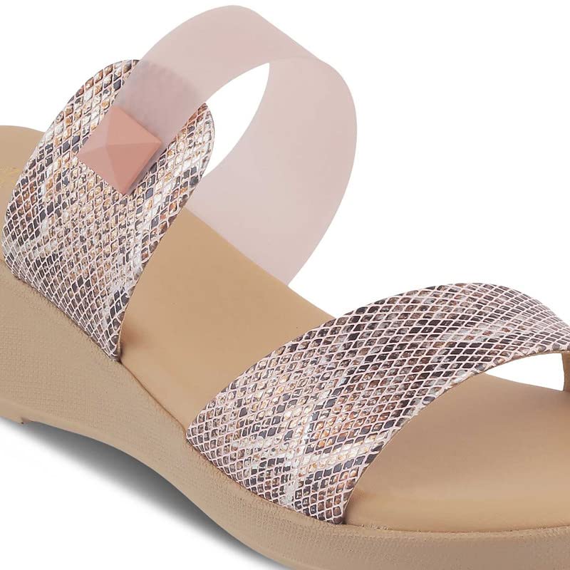 Image of tresmode Women Dress Wedge Sandals