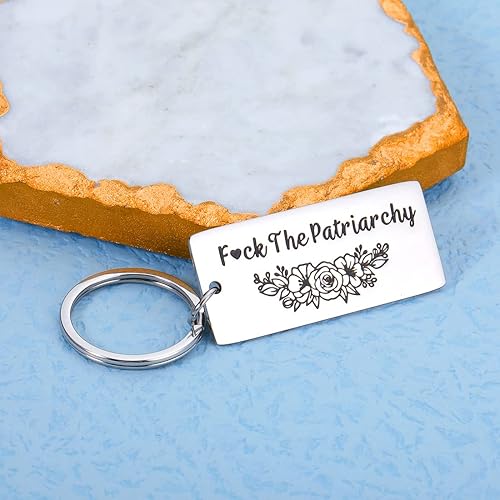 Miniatura 5 de Fk The Patriarchy - Llavero inspirador para mejor amiga ella mujer regalo de activista para mujer y niña poder para mamá hija mejor amiga hermana