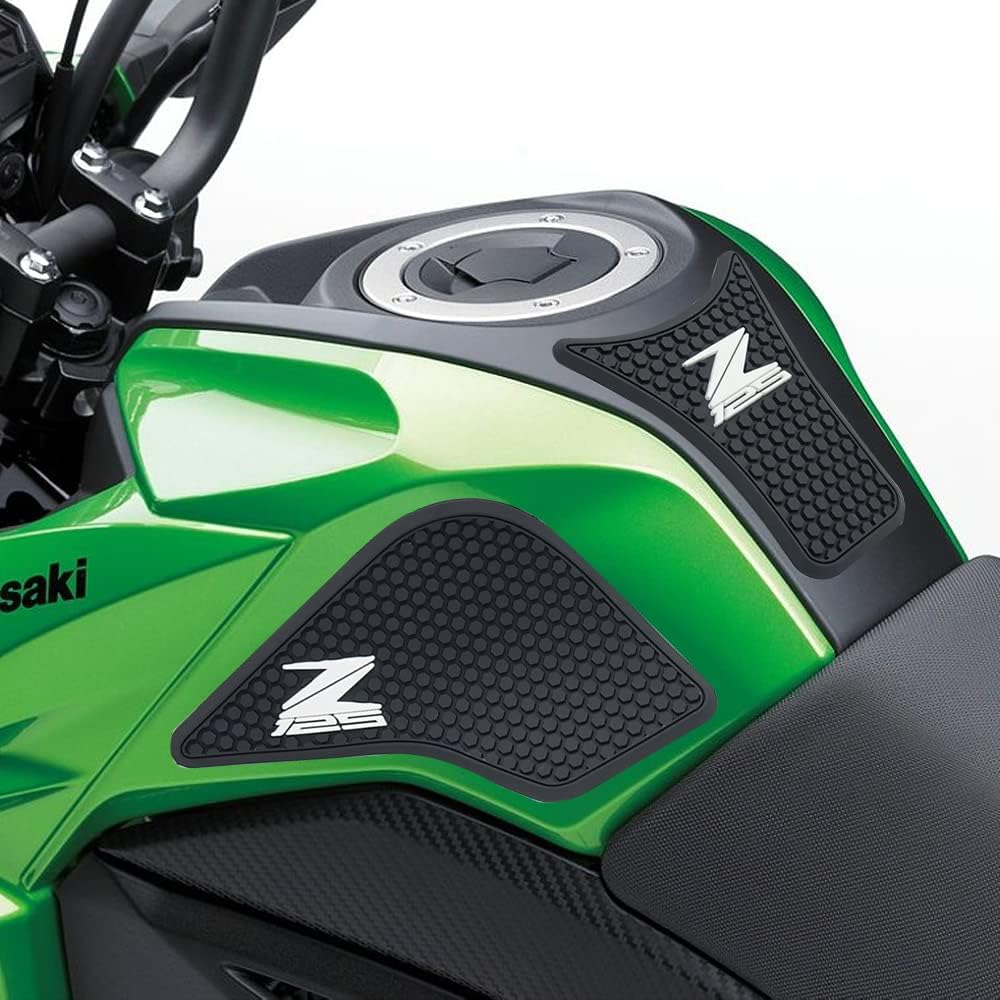 Motorcycle for Kawasaki Z125 Pro Z125Pro 2016-2021 2022 2023 Non-Slip Side Fuel Tank Pad Stickers Waterproof Rubber Sticker Fit