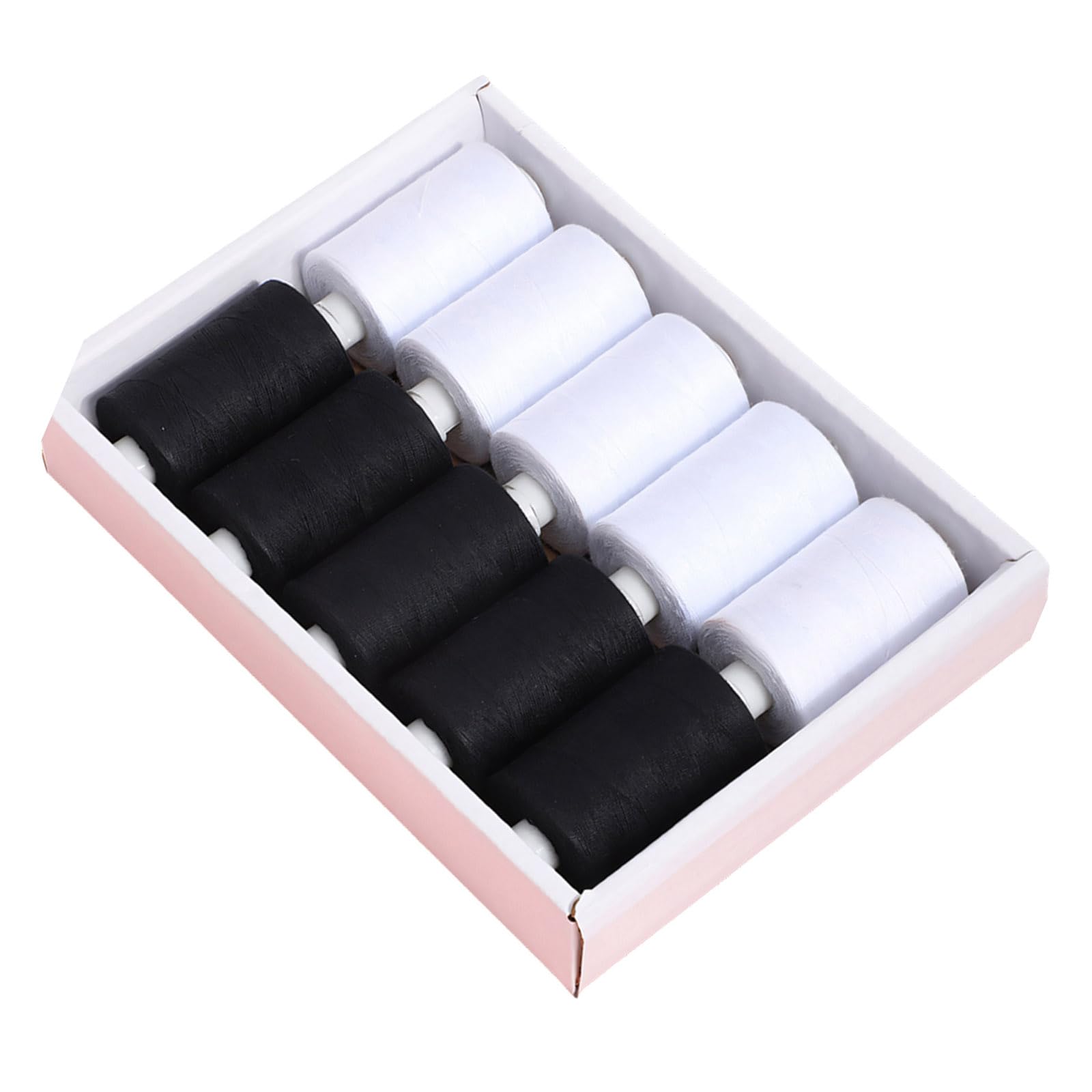 Tsophreniq 10 Assorted Color Polyester Thread Set for Sewing Machines and Crafting Projects Polyester Thread for Craft
