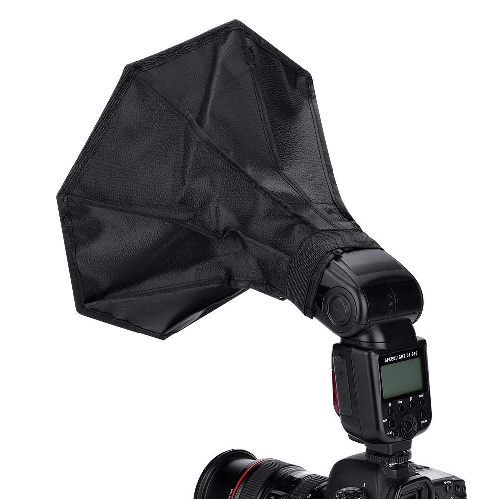 EBTOOLS pour diffuseur Flash pour Flashlight softbox Diffuseur Softbox, Diffuseur Portable Universel avec Lampe de Poche Flash de 30cm pour Flash Externe