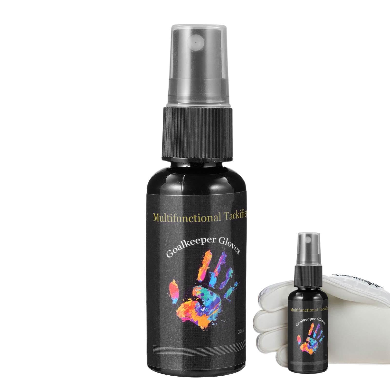 Spray pour gants de gardien de but | Spray collant pour gants de football, 30 ml, Tackificateur de gardien de but, complément pour gants de batteur de baseball