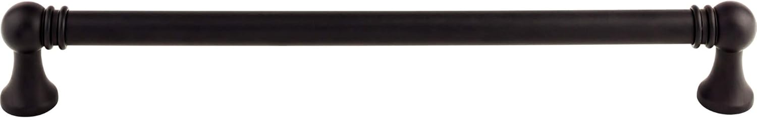 Top Knobs TK808BLK Serene Collection 12 Kara Appliance Pull, Flat Black