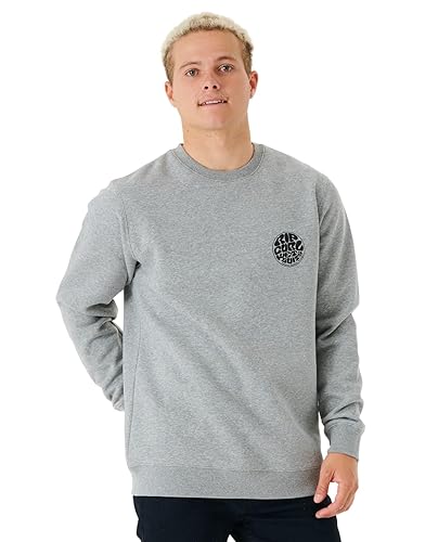 Rip Curl Men's Wettie Icon Long Sleeve Crew Sweatshirt