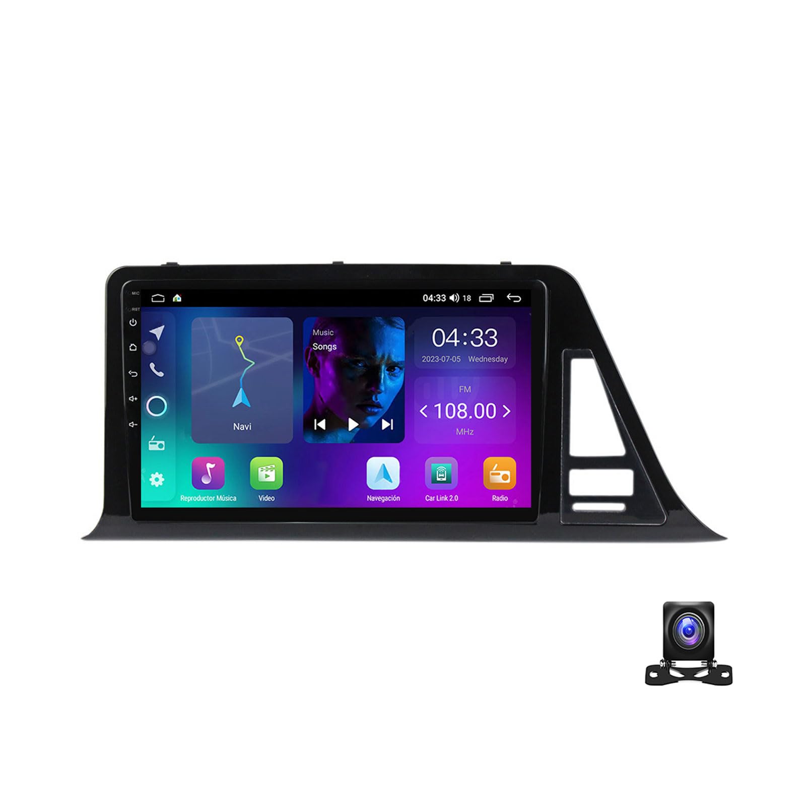 Autoradio pour Toyota C-HR avec Carplay sans fil pour naviguer sereinement en vacances