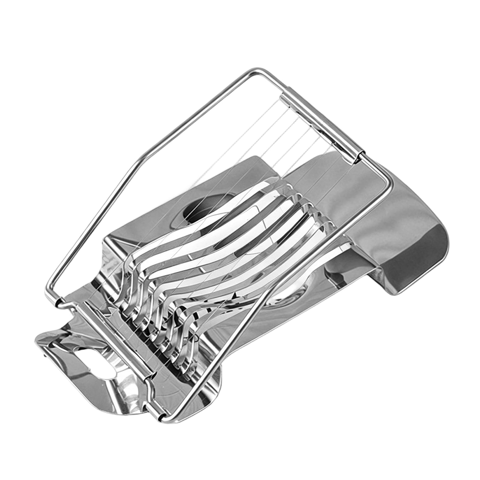 Zxfdsfdbnm Stainless Steel Eggs Cutter Easy to Clean Kitchen Gadget for Quick and Easy Slicing of Eggs and Sausages Simple Kitchen Accessory