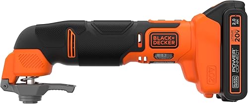 Miniatura 2 de BLACK+DECKER Multiherramienta de 20 V máximo, kit de herramientas oscilantes, 6 velocidades, cambio rápido de hoja para necesidades